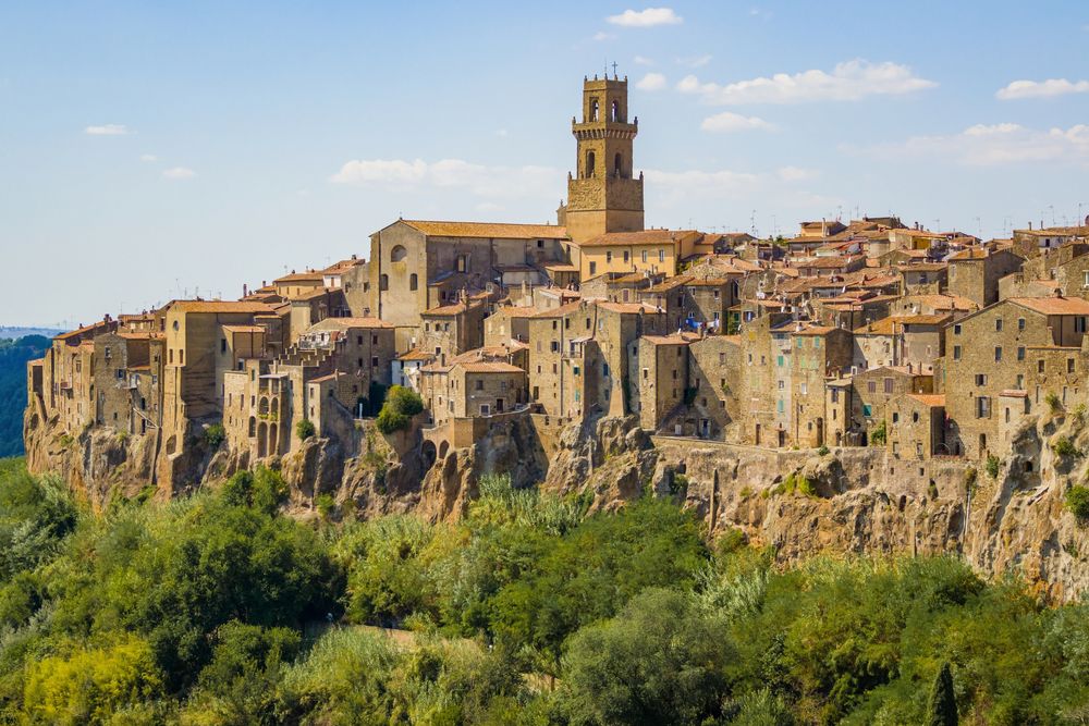 es war waschtag in pitigliano,