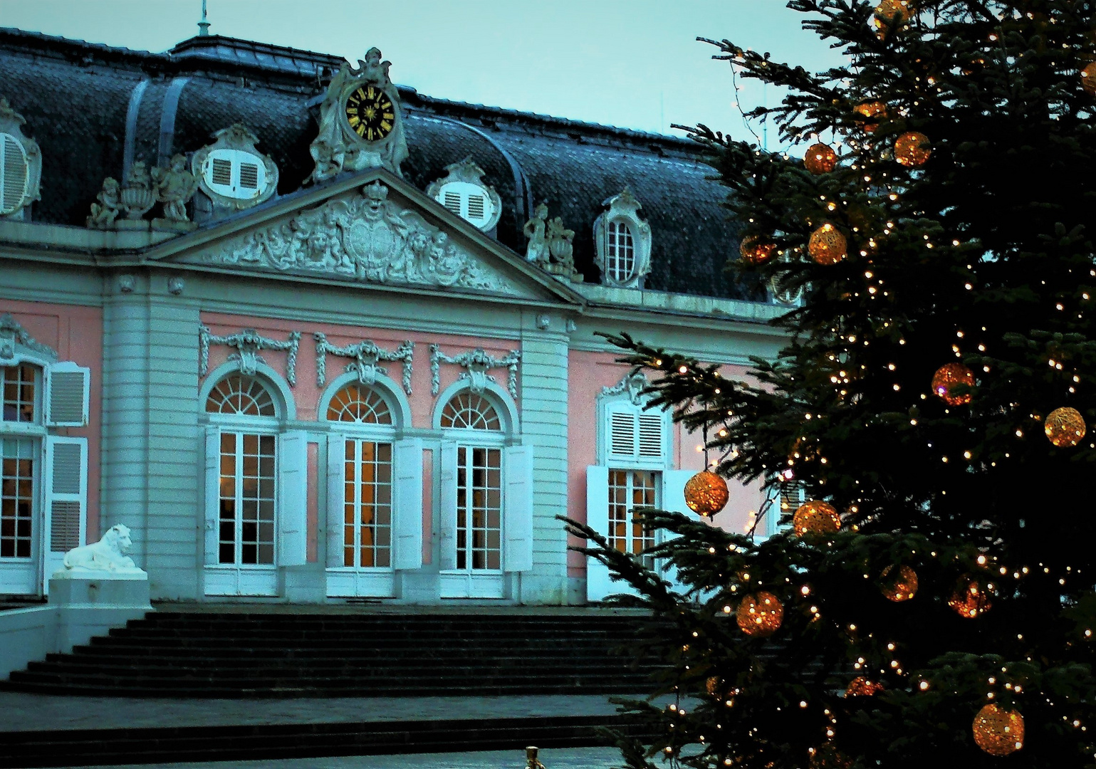 es weihnachtet am Schloss Benrath...