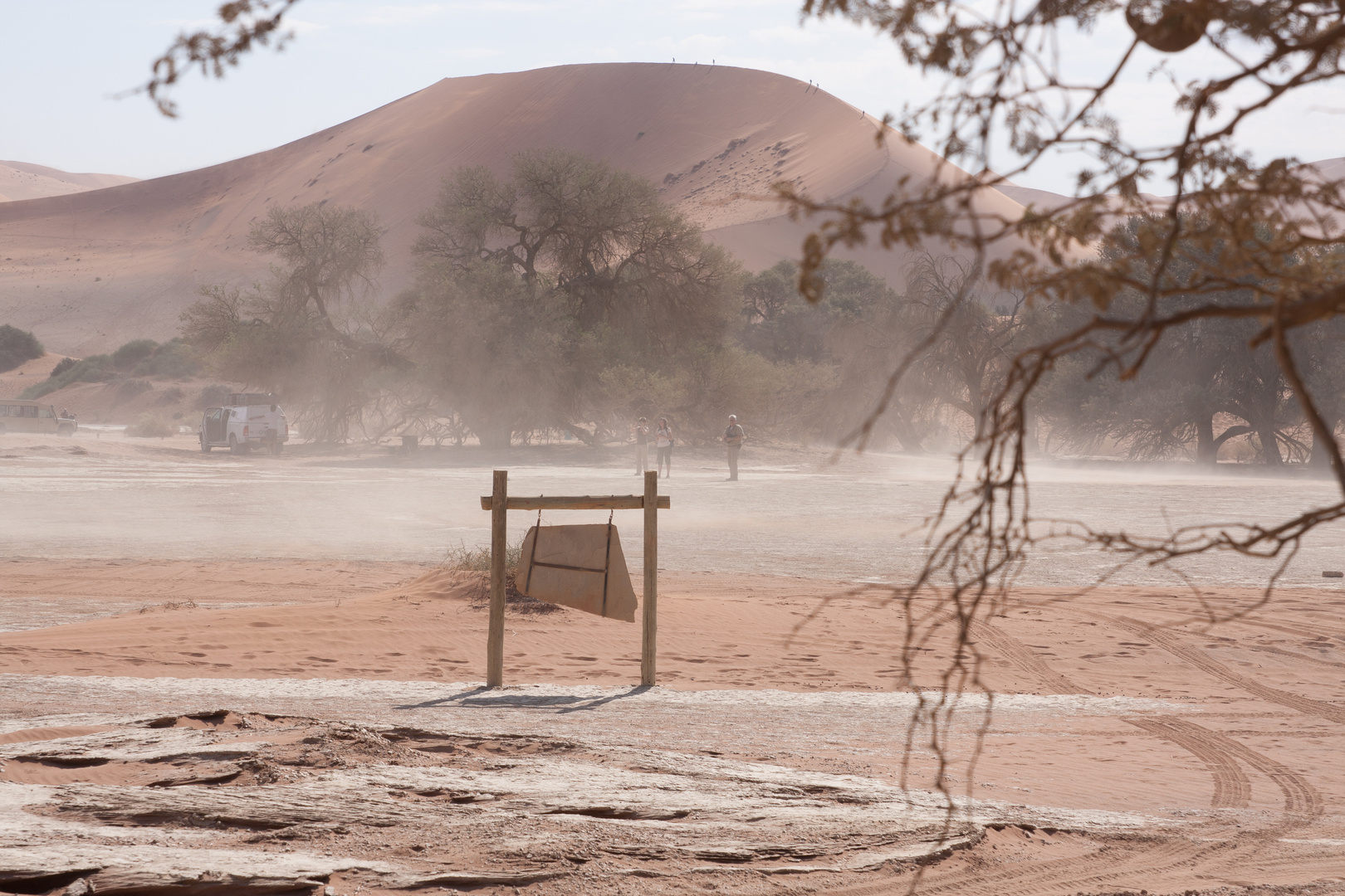 es windet in der Namib