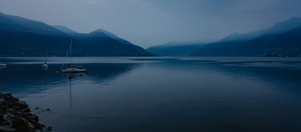 Es wird Abend am Lago Maggiore