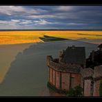 Es wird Abend am Mont-Saint-Michel