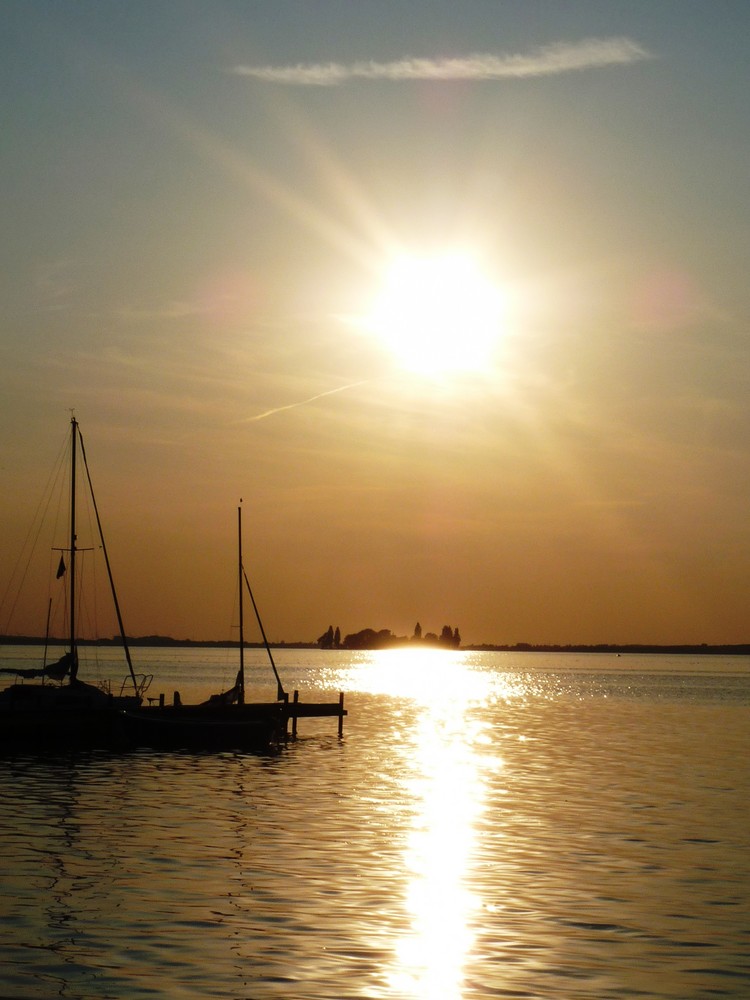 Es wird Abend am Steinhuder Meer