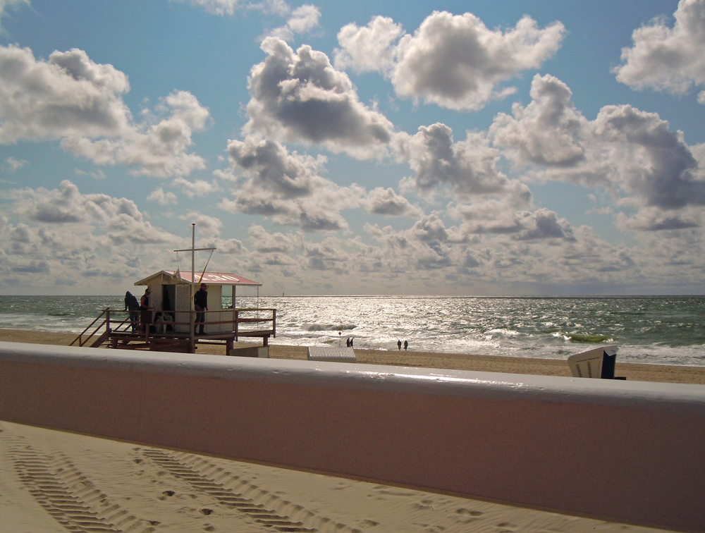 ...es wird abend auf sylt...