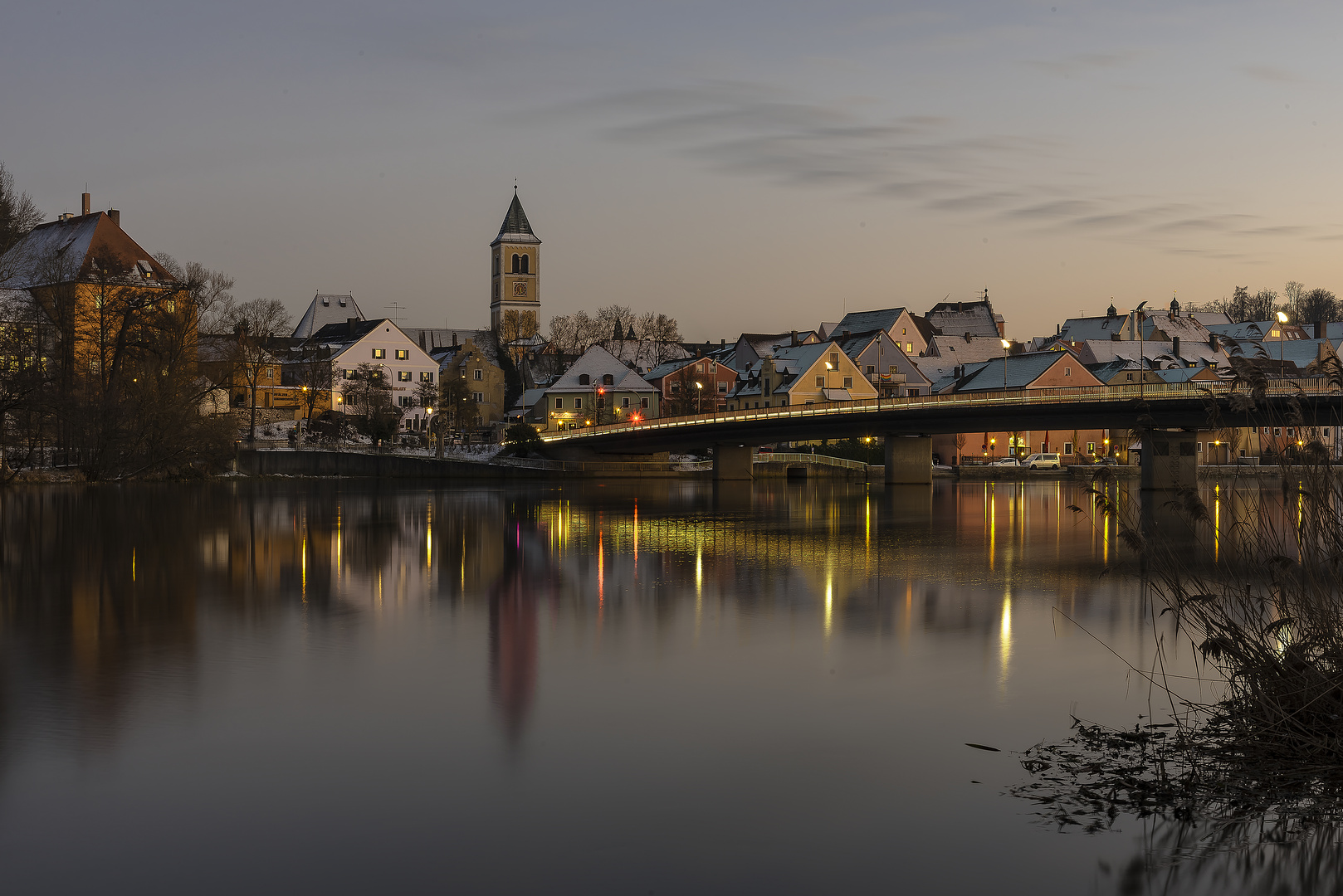 Es wird Abend in Burglengenfeld