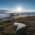 es wird Abend in der Hardangervidda