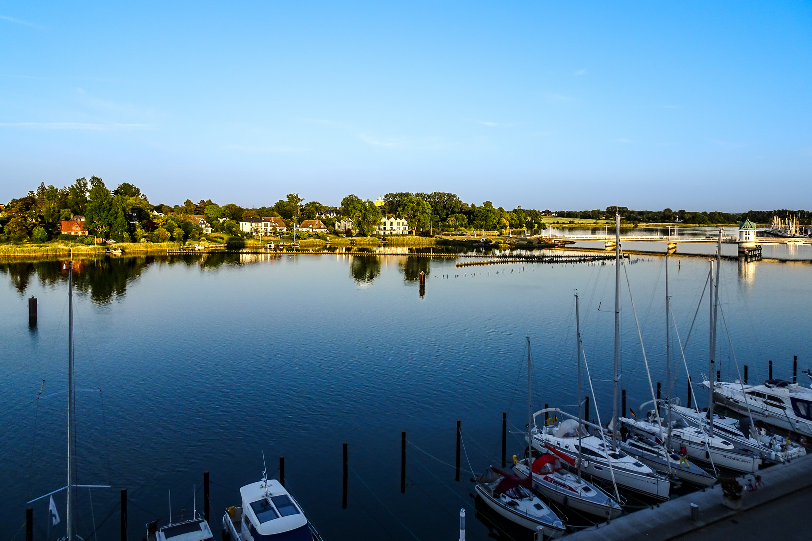 es wird Abend in Kappeln