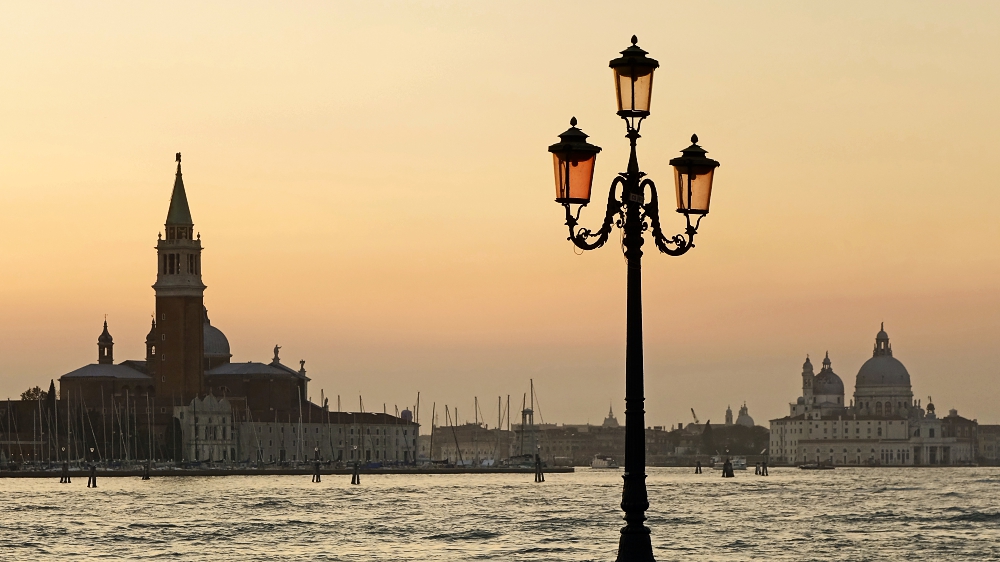 Es wird Abend in Venedig