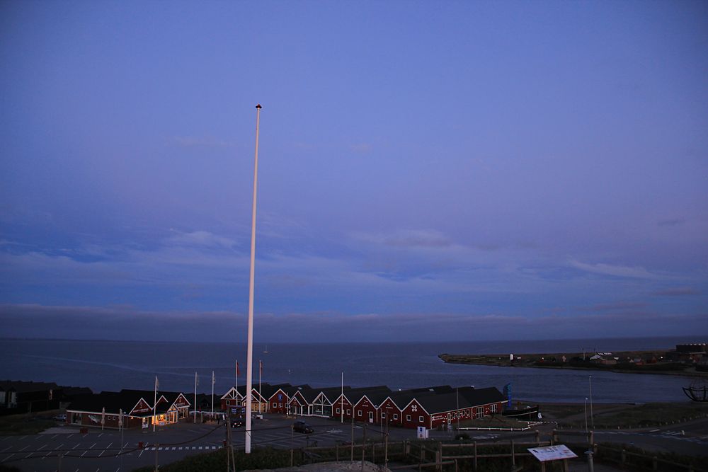 Es wird Abend über dem Ringkøbing Fjord