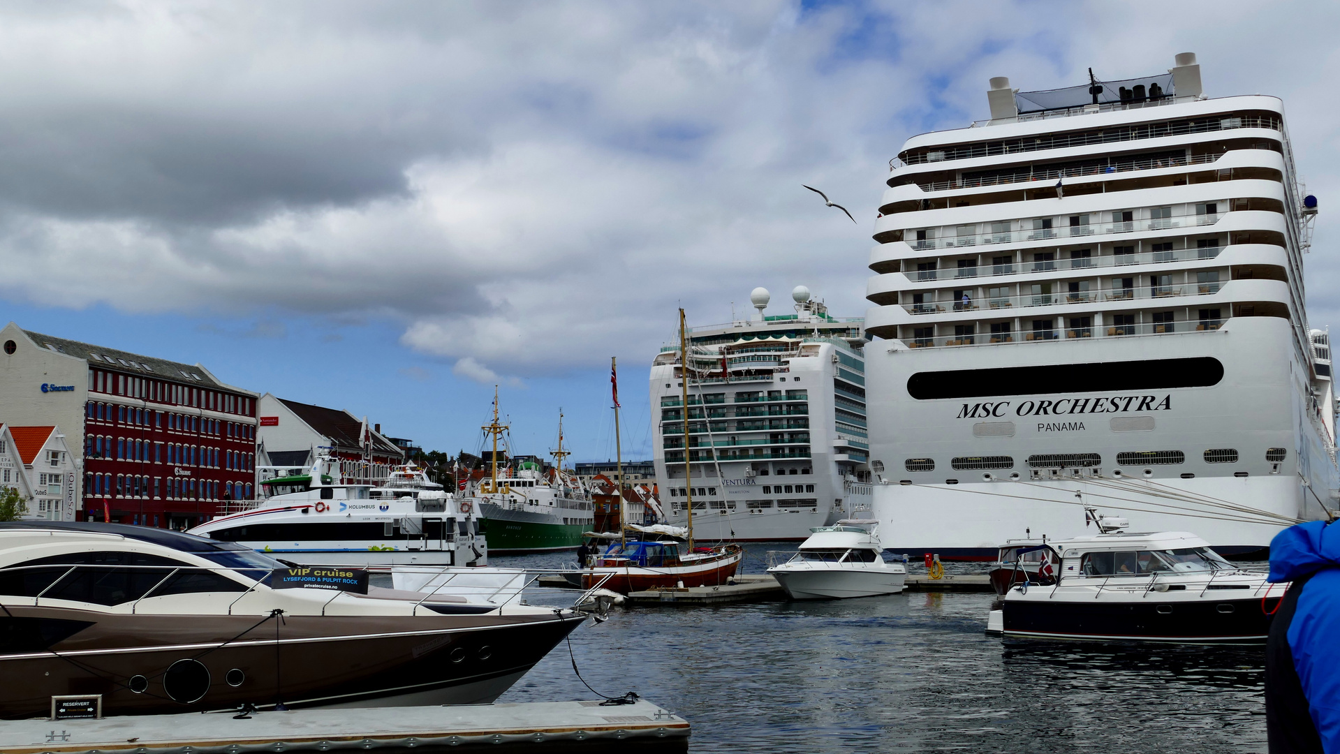 Es wird eng im Hafen von Stavanger