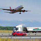 Es wird eng ... .Landeanflug Berlin Schönefeld (natürlich "alt")