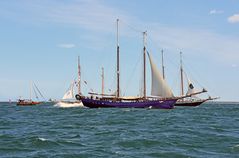 Es wird eng vor Warnemünde auf der Hanse Sail 2019