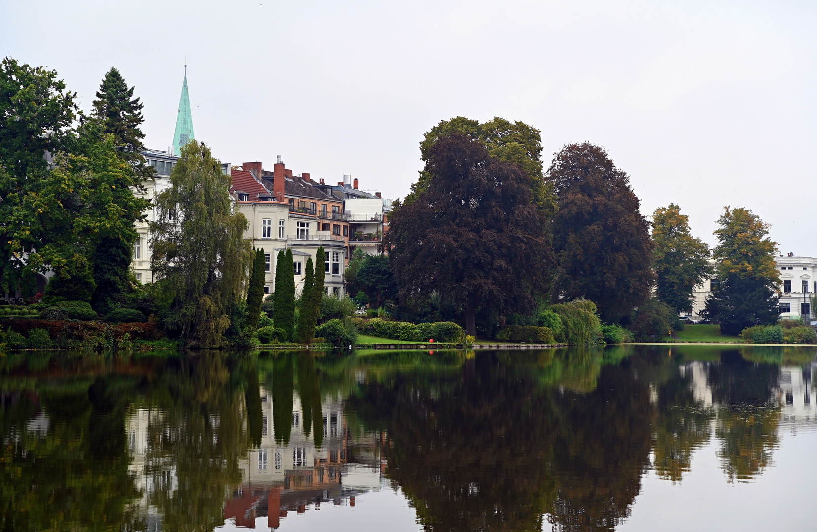 Es wird Herbst am Mühlenteich in Lübeck