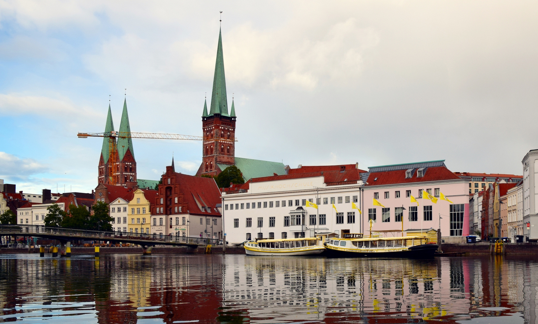 Es wird Herbst an der Obertrave in Lübeck