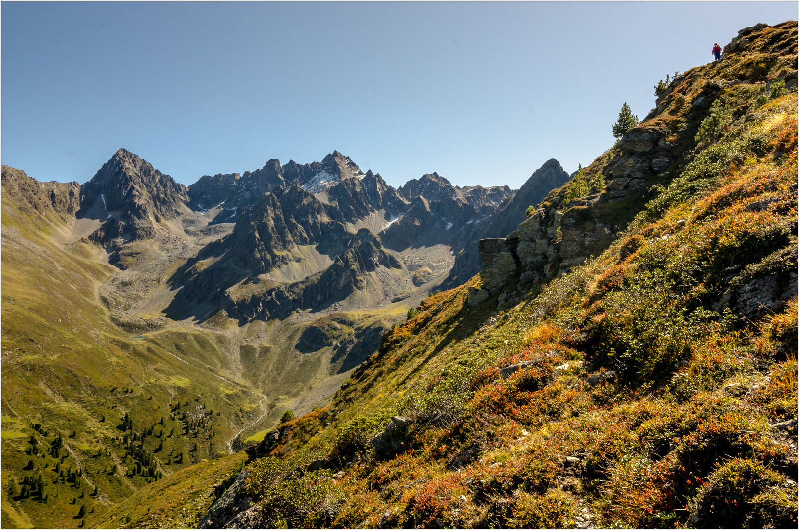 Es wird herbstlich in den Bergen.