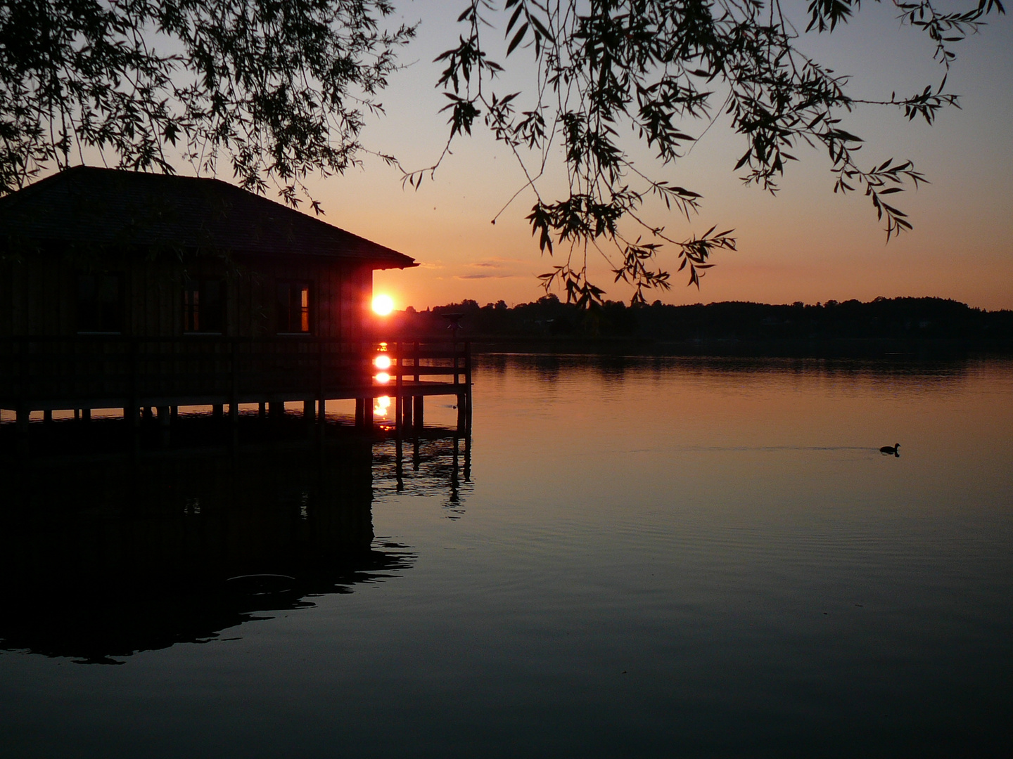 Es wird Nacht am Chiemsee