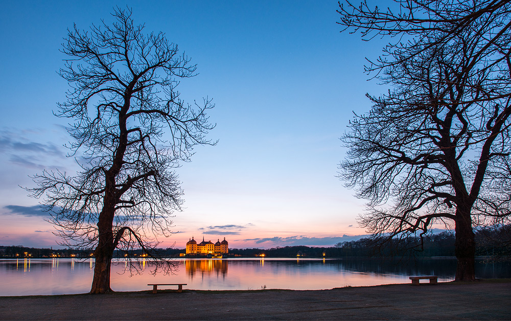 Es wird Nacht am Schloss Moritzburg