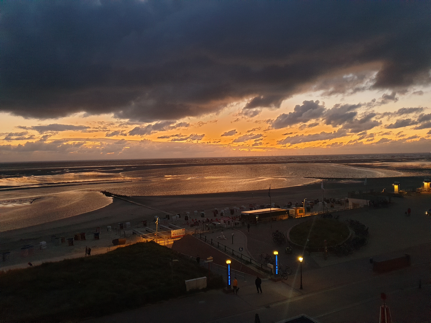 Es wird Nacht auf Borkum