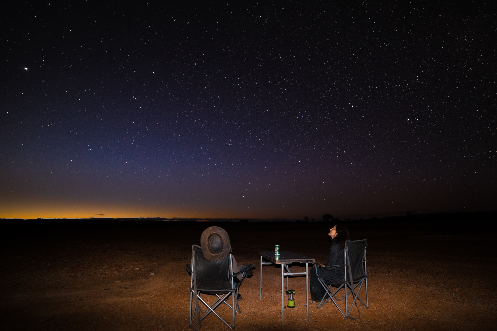 Es wird Nacht im Australischen Outback