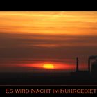 Es wird Nacht im Ruhrgebiet