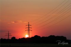 Es wird Nacht im Tagebau Garzweiler ....