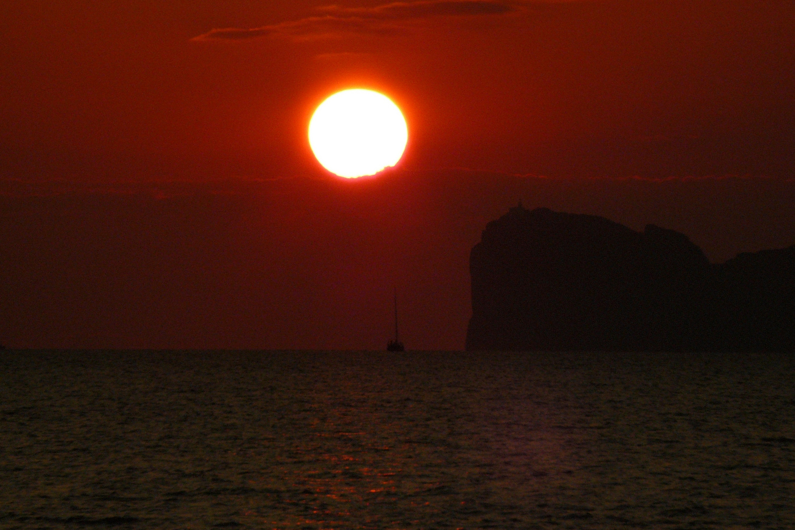 Es wird Nacht in Alghero