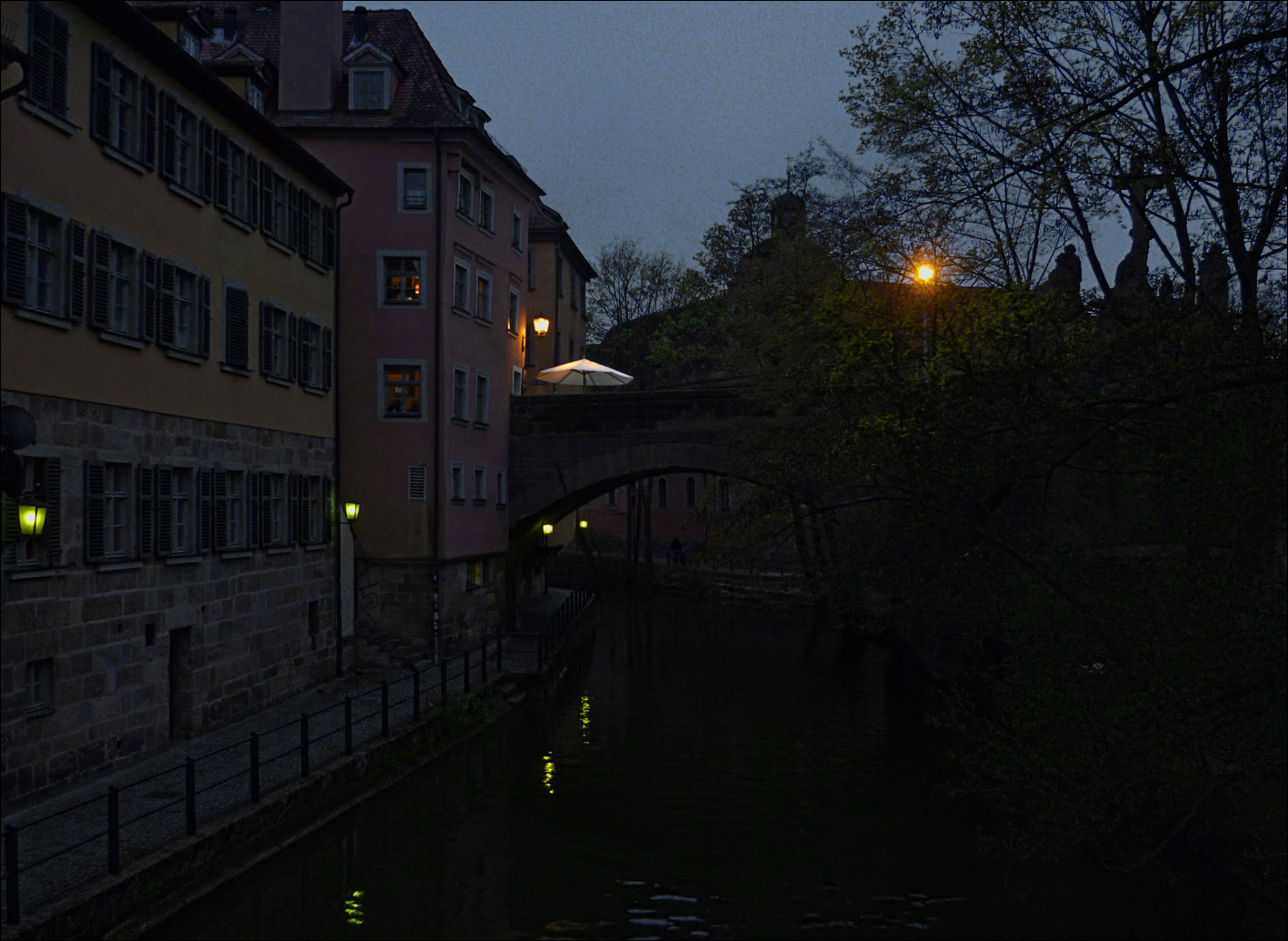 Es wird Nacht in Bamberg