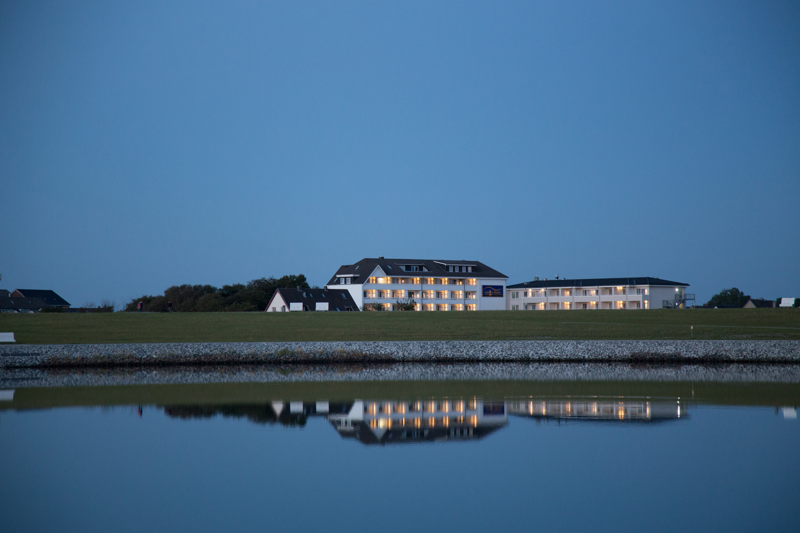 Es wird Nacht in Büsum