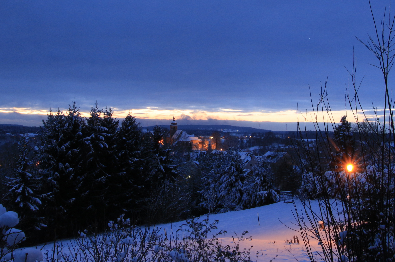 Es wird Nacht in Oberfranken