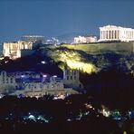 Es wird Nacht über der Akropolis