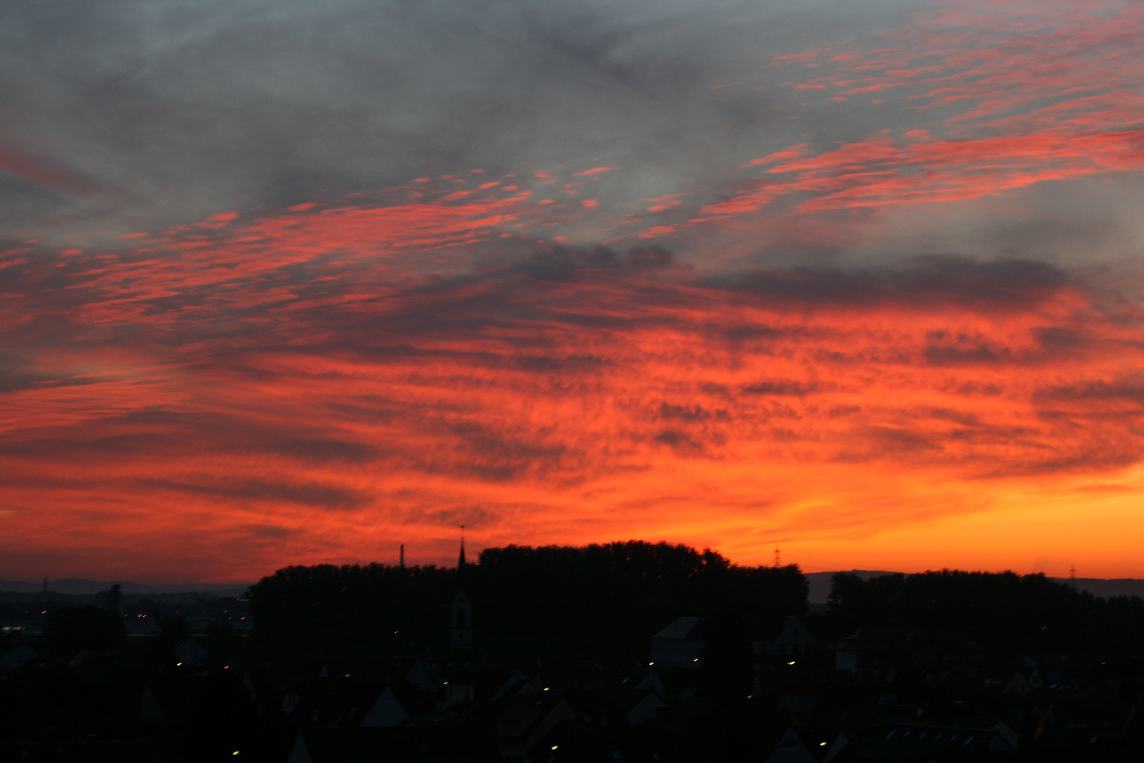 Es wird Nacht über Frankfurt