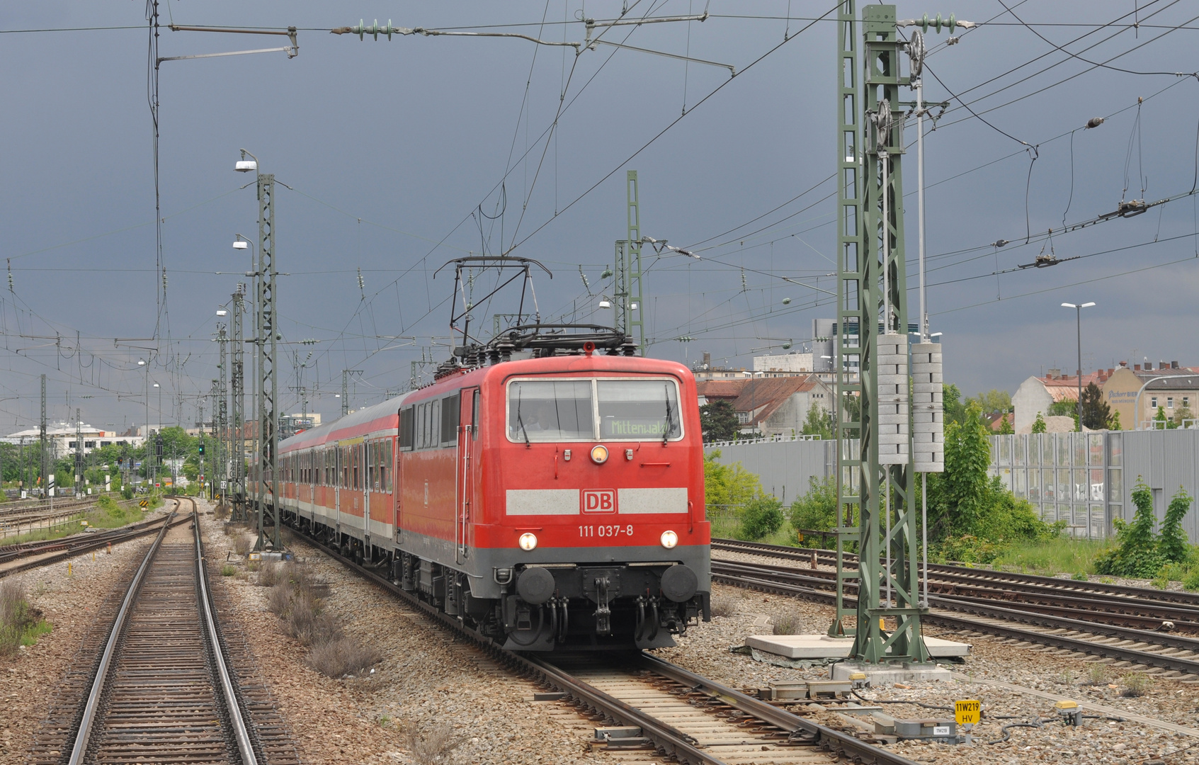 es wird Regen geben