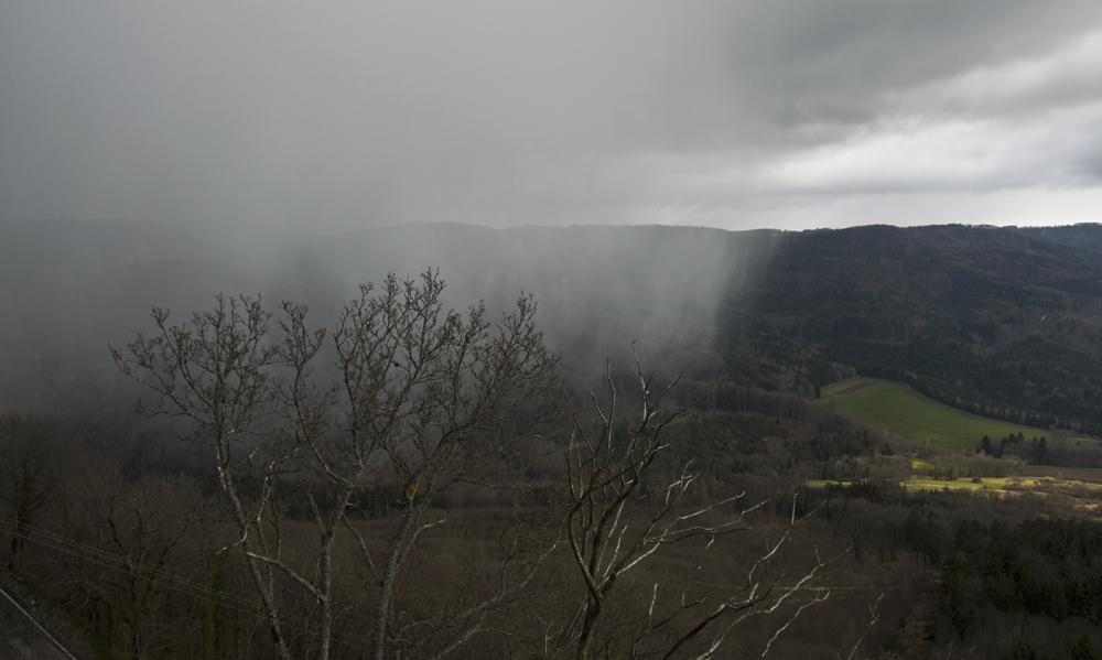 es wird Regen geben