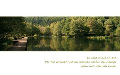 Es wird ruhig am See