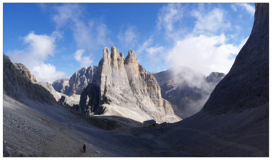 es wird ruhig in den Dolomiten