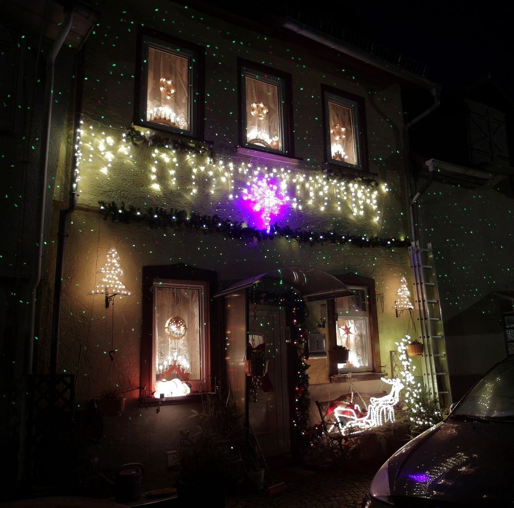 Es wird Weihnachten, beleuchtetes Haus Foto & Bild weihnachten, haus