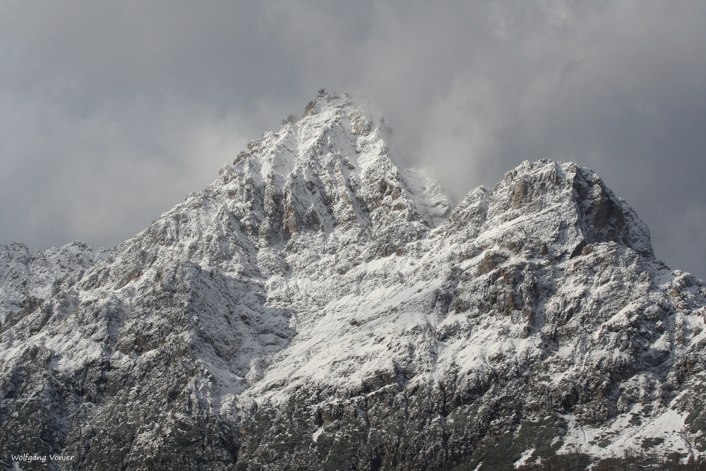 Es wird Winter in den Dolomiten
