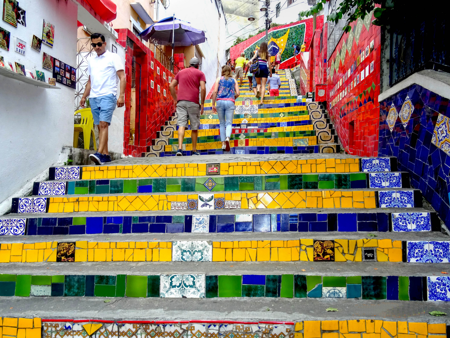ESCADARIA SELARON STEPS, RIO DE JANEIRO, BRAZIL