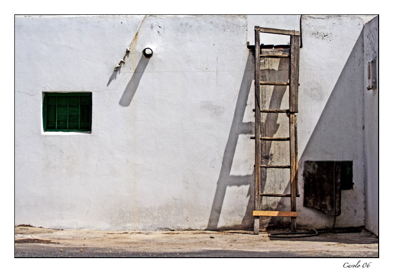 Escalera artesanal