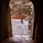 Escalera de la domus romana de Douga