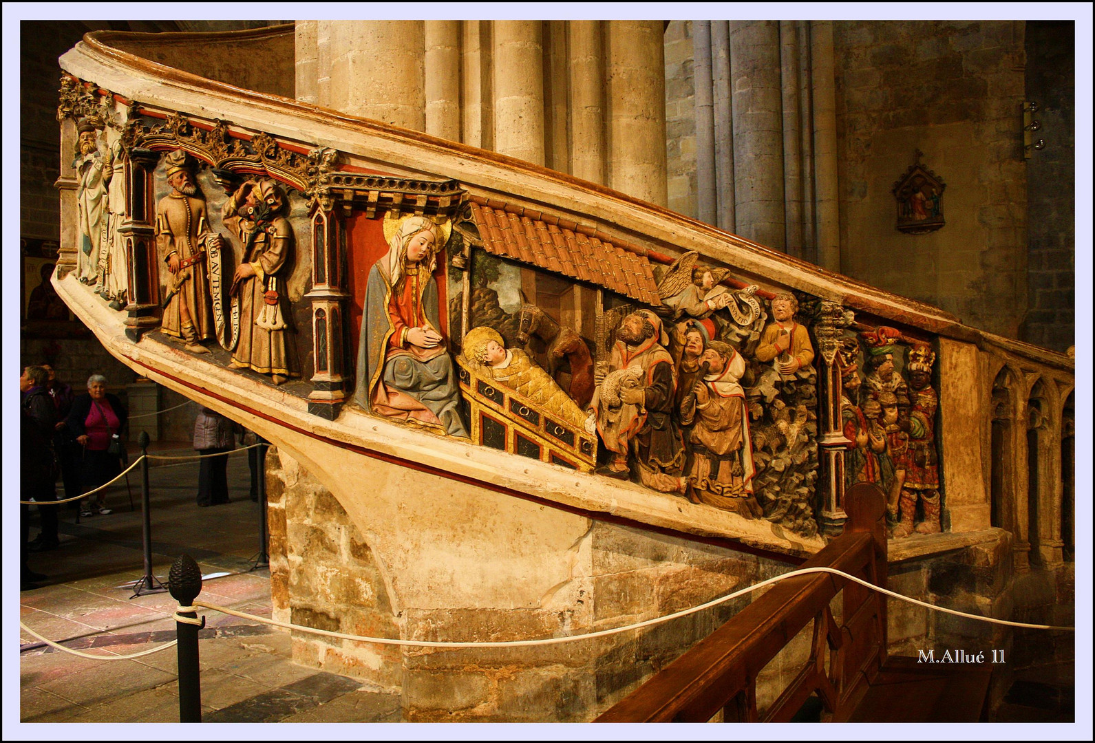 Escalera del Coro de  la Iglesia Santa Maria de Morella