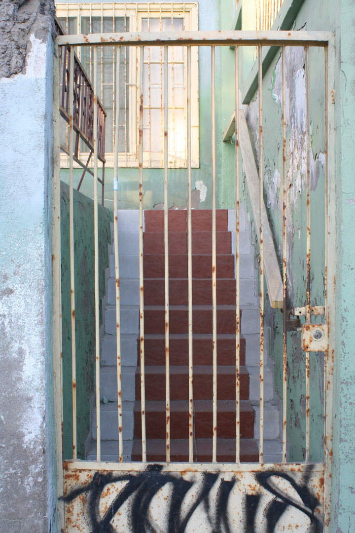 escalera en caldera