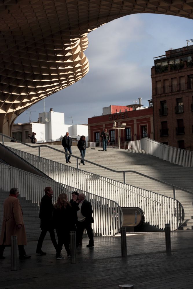 escaleras a Plaza Mayor