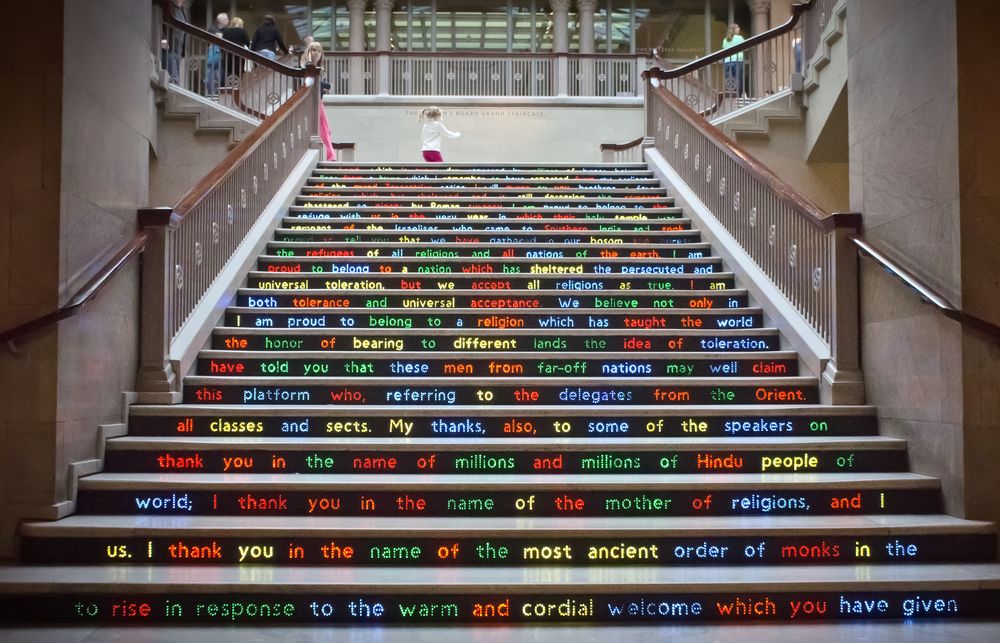 Escaleras de colores