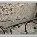 Escaleras en el Monasterio de Poblet