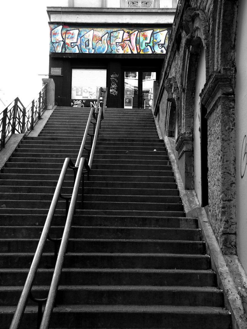 Escalier à la Croix-Rousse-Lyon