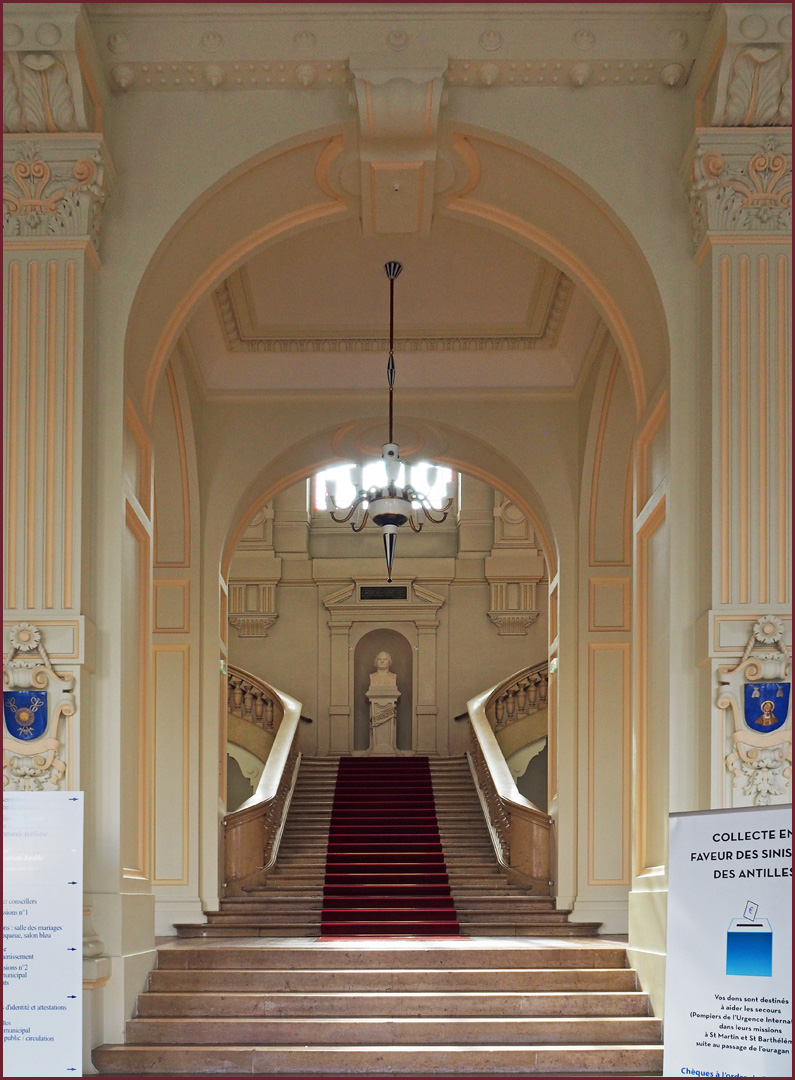 Escalier d’honneur de l’Hôtel de ville de Limoges