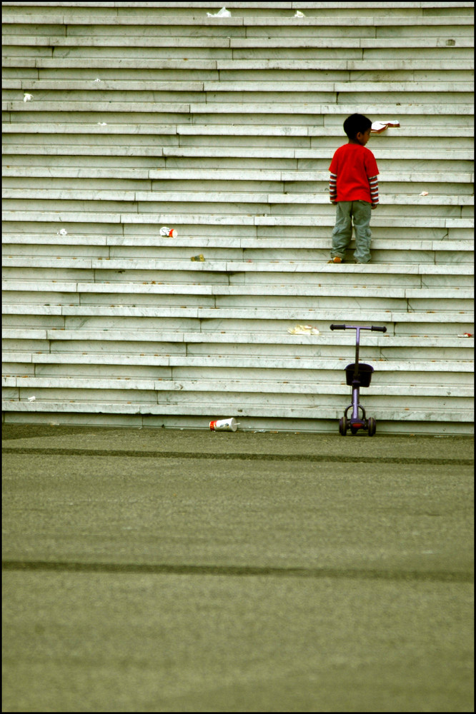 Escaliers de la Défense.