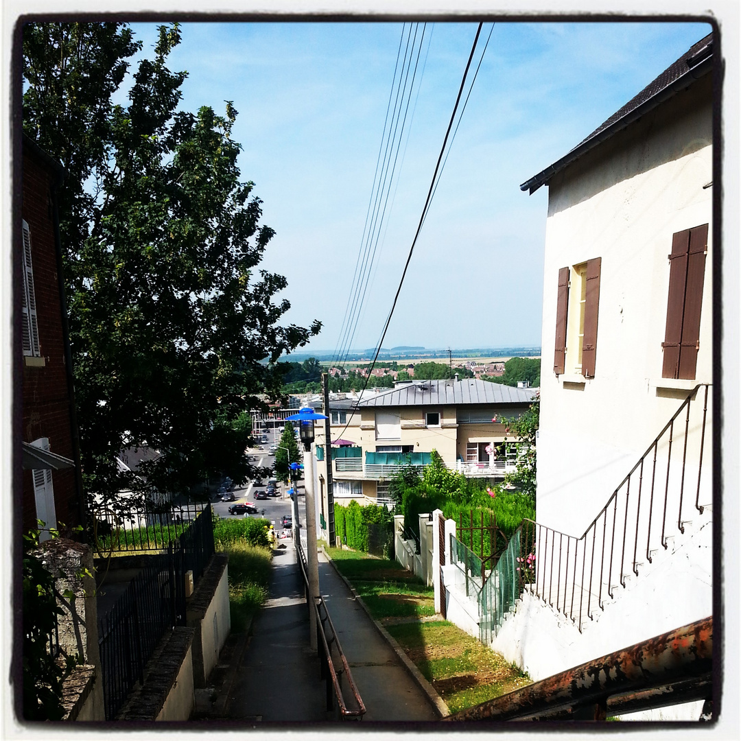 Escaliers de la Gare de Laon