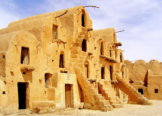 Escaliers pour ghorfas