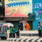 Escena callejera en Laos